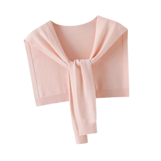 Chal tipo suéter para mujer, ideal para uso diario, calentador de cuello, elegante, para viajes y ocasiones informales. Rosa