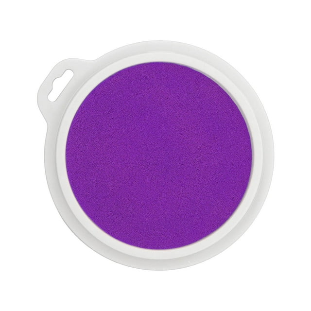 Round Ink Pad, Washable Ink Pad DIY Graffiti Water Based Paint Strong Coloring Power For Scrapbook Green,Red,Orange,Black,Purple,Sky Blue