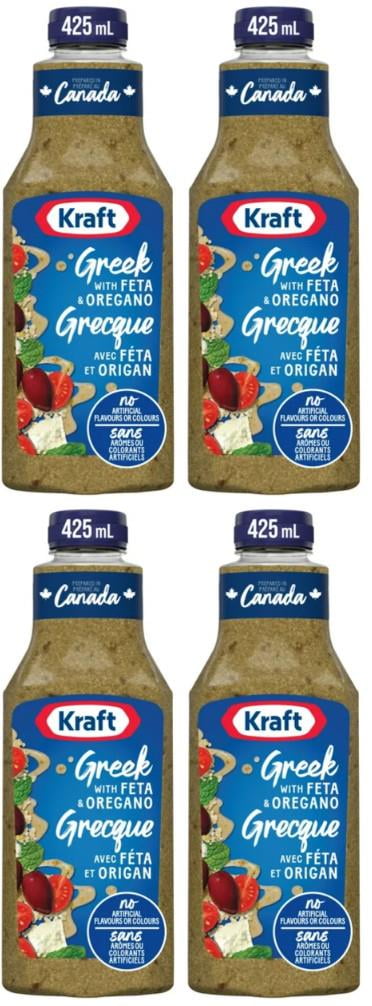Kraft Golden Italian Salad Dressing, 425ml (4 Pack) - Walmart.com