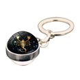 thumbnail image 2 of Key Chain Romantic Wide Application Horoscope Shiny Car Keys Women Keychain Backpack Decor, 2 of 8