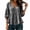 Gray #13, variant on Women's V Neck Tiered Ruffle Blouses, 3/4 Sleeve Peplum Loose Casual Flowy Tops 2XL