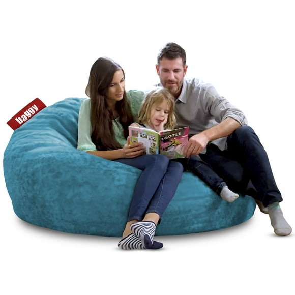 Puff Cama King Size Baggy 2 en 1 Turquesa 180 x 180 cm
