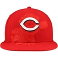 thumbnail image 2 of Men's New Era Red Cincinnati Reds Shadow Logo 59FIFTY Fitted Hat, 2 of 5
