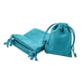 thumbnail image 1 of 10 bolsas de terciopelo con cordón, bolsas de regalo, bolsas rectangulares para joyería, bolsa de dulces para pendientes, pulsera, recuerdos de Yinane Bolsas con cordón, 1 of 8