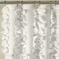thumbnail image 6 of Lush Decor Riley Shower Curtain Buttercream Single 72X72, 6 of 11