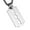 Silver, variant on HZMAN Mens Stainless Steel Razor Blade Model Dog Tag Pendant Hip Hop Necklace,22+2" Chain (Silver)