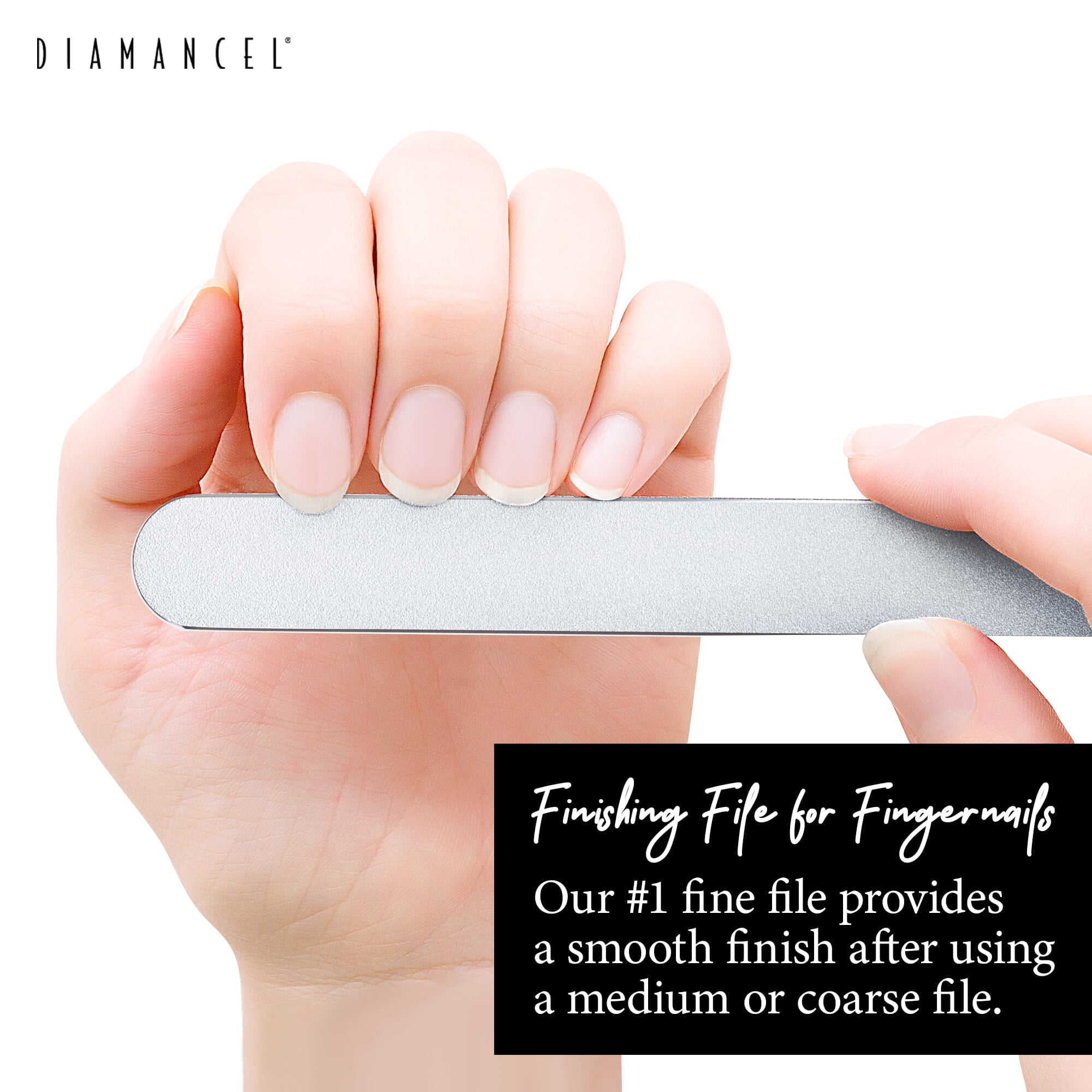 Diamancel Luxury Diamond Nail File-#4 Extra Coarse Grit-To Shape a Sculated%Er%Er%Er%Er%Recin&Gel False Nail Hand nail files and foot rasps for calluses made with diamond