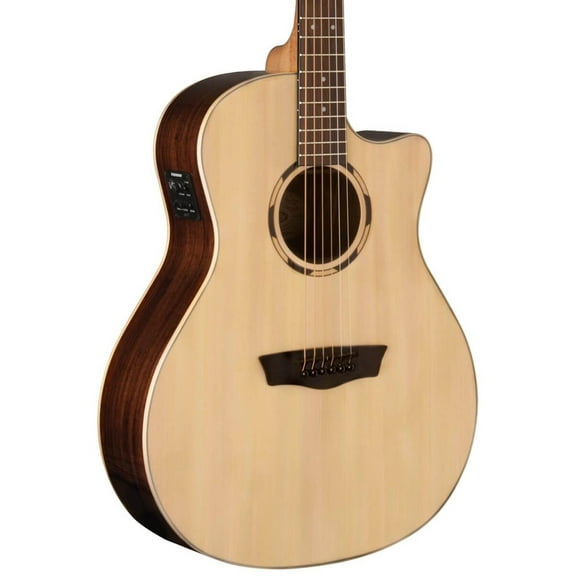 Washburn Woodline O20SCE Acoustic Electric Guitar - Natural - WLO20SCE