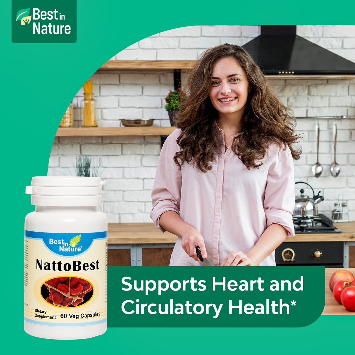 Best in Nature NattoBest - Nattokinase Supplement for Heart Health*