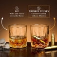 thumbnail image 4 of Juego de piedras de whisky Oaksea, reutilizables, de acero inoxidable, regalo, 4 of 7