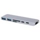 thumbnail image 3 of Estación de acoplamiento USB3.1 con adaptador de concentrador de lector de tarjetas 4K de alta definición 7 en 1 tipo C, 3 of 10
