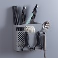 thumbnail image 1 of asddcavvf Kitchen Wall Mounted Functional Storage Rack Chopsticks Cage Perforation Non Drain Holder Tableware Spoon Storage Rack Kitchen Mats, 1 of 7