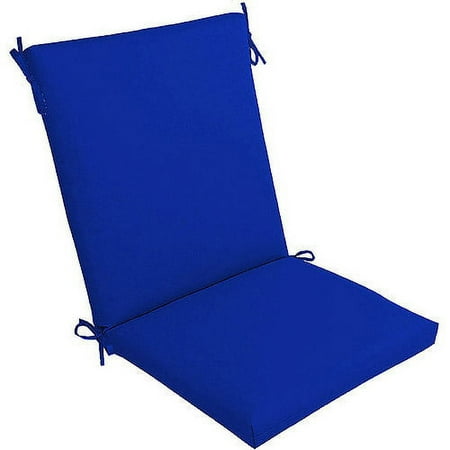 Mainstays Solid Chair Cushion, Stadium Blue
