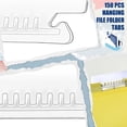 thumbnail image 3 of Carpeta de archivos colgantes SMAODSGN, 100 unidades, plástico transparente, 9 cm, 3 of 7