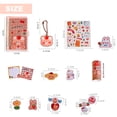 thumbnail image 2 of Mini Binder with Cash Envelope - Cute pattern binder wallet, Cash Organizer, Mini 6 ring binder,style:style1;, 2 of 5
