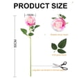 thumbnail image 2 of 5 uds ramo de rosas realista falso Rosa boda fiesta familiar decoración evento regalo Zhivalor BST3059707-4, 2 of 5