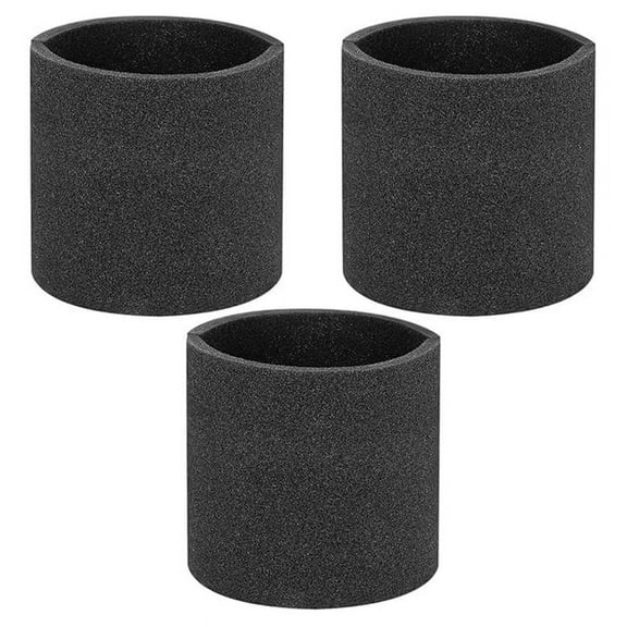 3 Pack 90585 Foam Sleeve VF2001 Foam Replacements Filters for Wet Dry Vacuum Cleaner, Replace Parts 9058500