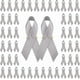 thumbnail image 1 of 2 00 piezasCinta con imperdibles, alfileres de concienciación sobre el cáncer, broche de cinta para fiestas, eventos, decoración de ropa, 1 of 5