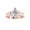 Rose Gold, variant on 1.5 Ctw Platinum Contemporary Channel Princess Round Marquise Cut Diamond Engagement Ring (0.5 Ct G Color VS1 Clarity Center Stone)