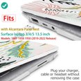 thumbnail image 2 of Étui pour Ordinateur Portable Microsoft Surface 13.5 Pieds' 5/4/3 Alcantara Palm Rest Modèle 2022-2018 1959 1958 1867 Coque Rigide, 2 of 5