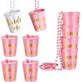 thumbnail image 1 of 10pcs Bead Chain Cups Comfortable To Wear Portable Lightweight Exquisite Craftsmanship Wear-resistant Gift Long Lasting Bride To Be Chain Cup Ornament, 1 of 4
