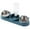 Blue, variant on Triple Cat Bowls Pet Feeder With Water Dispenser 15° Raised Cat Dish Food And Water Bowls Set For Small Dogs Rabbit Dog Accessories Puppies Dog Bed Accessories Dog Trailer Spare Parts Dog Camping