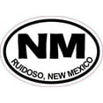 thumbnail image 2 of 3x2 Oval NM Ruidoso New Mexico Sticker Travel Luggage Decal Car Stickers, 2 of 2