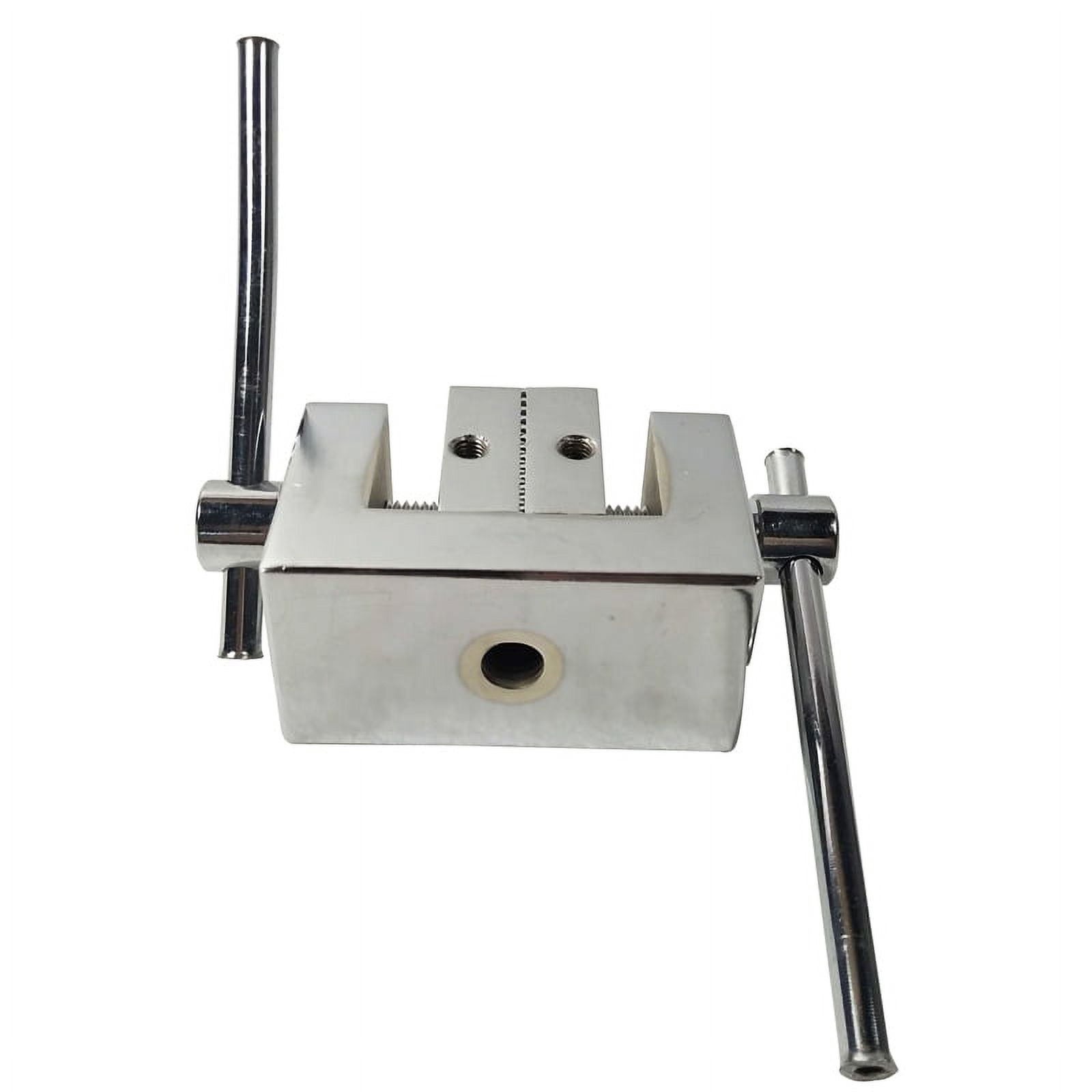 INTSUPERMAI Force-Test Tensile Testing Clamps Grips for Packaging Fabric One Pair Stainless Steel