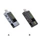 thumbnail image 4 of Seitruly Probador de de teléfono móvil USB Universal fuente de alimentación voltímetro portátil amperímetro Detector herramienta de Electrónica Azul Tipo 1, 4 of 6