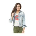 thumbnail image 1 of Aeropostale Bethany Mota - Chaqueta vaquera para mujer, color azul, talla mediana, 1 of 2