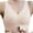 Pink, variant on Nursing Bras for Breastfeeding Plus Size Solid Color Wave Lace Wireless Soft Support Together Daily Bra,Antibacterial Fabric Nursing Bras Green,XL