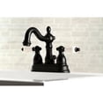 thumbnail image 2 of Kingston Brass KB1600PL Heritage 4 in. Centerset Bathroom Faucet, Matte Black, 2 of 4