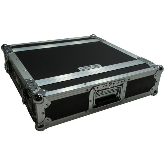 Harmony Cases HC2UED Pro DJ Flight 2U FX Effect 16" Depth Road Vertical Case