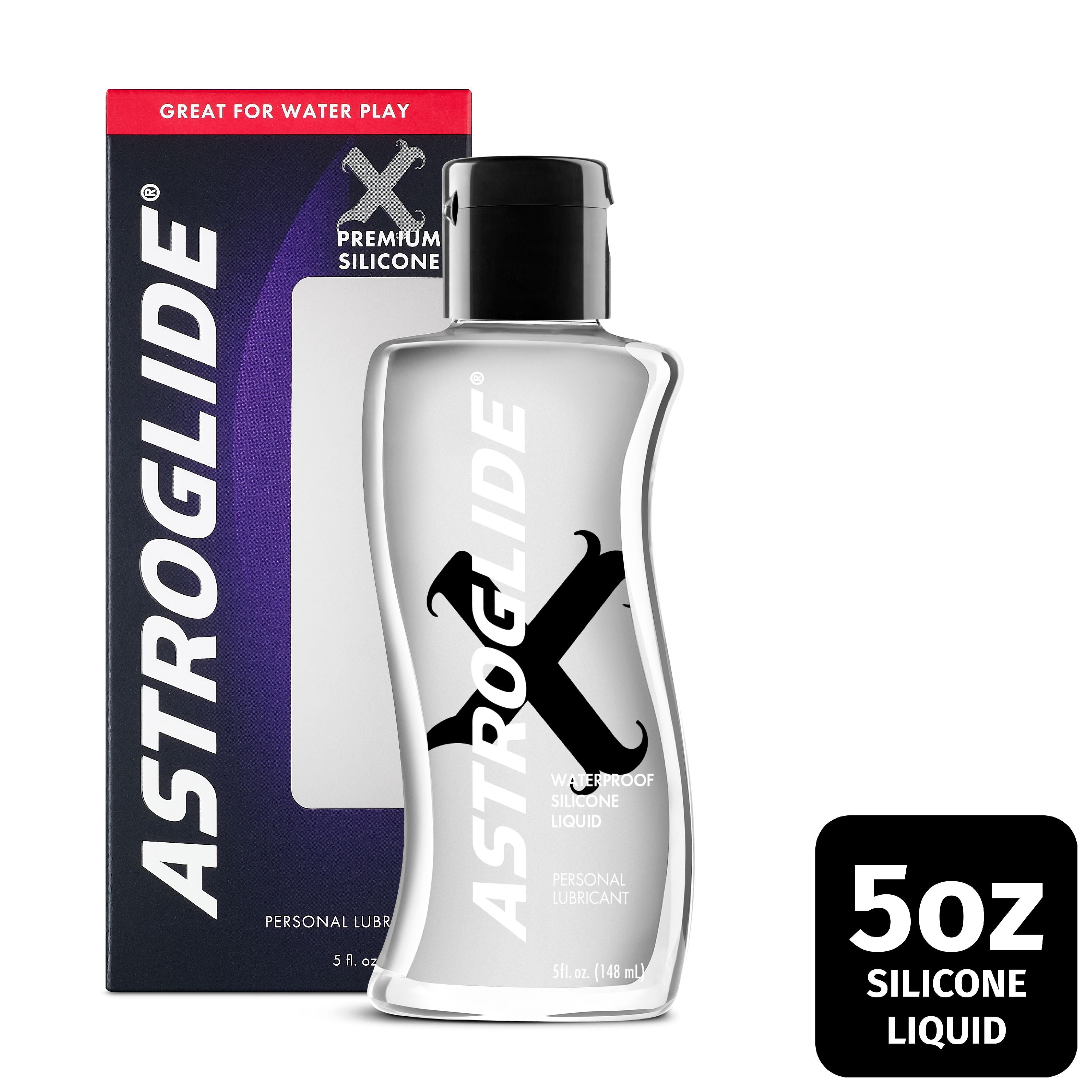 Astroglide X, Premium Waterproof Silicone Personal Lubricant - 5 oz