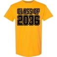 thumbnail image 3 of Inktastic Class of 2036 in Black Outlined Text T-Shirt, 3 of 5