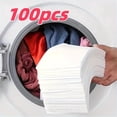 thumbnail image 3 of Laundry Color Catcher Sheets, Disposable Dye Trapping Absorber Sheets, Anti-Bleed Color Protection Sheets for Mixed Wash, Compatible with HE and Standard Washing Machines, 3 of 10