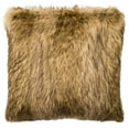 thumbnail image 2 of Safavieh Golden Noir Solid Plush Fur Pillow, 2 of 4