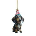 thumbnail image 1 of Cartoon Cute Dog Car Hanging Home Tree Pendant Christmas Tree Pendant Home Decoration Window Car Ornament Backpack Ornament Christmas White Elephant 1PC Transformer Ornament, 1 of 7