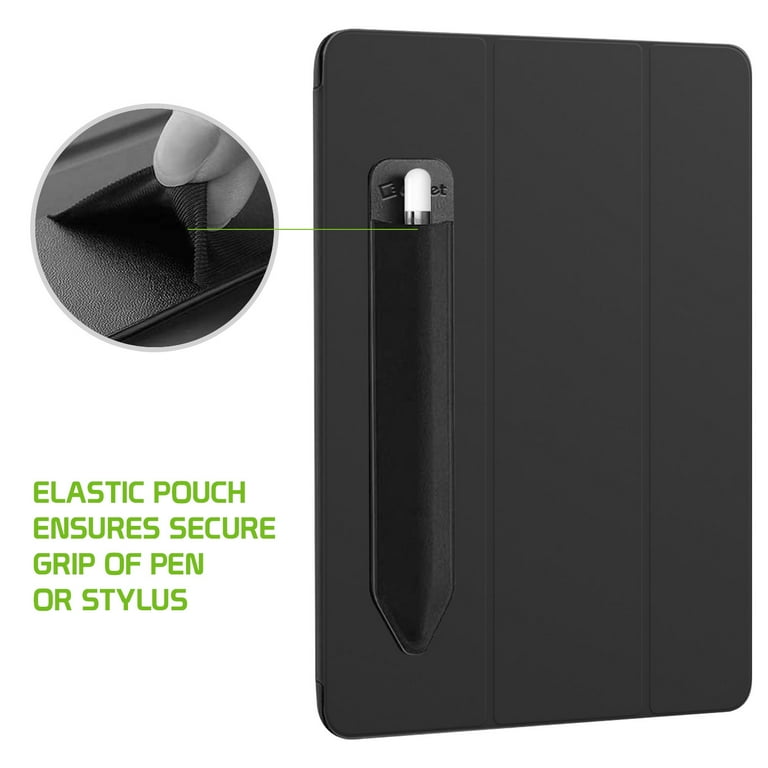 Cellet 2 Pack Stylus Pen Pencil Holder Elastic Pocket Sleeve 3M Adhesive Sticky Back Compatible with Apple iPad iPad Mini iPad Air iPad Pro