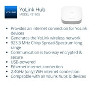 YoLink LoRa Smart Door Sensor Starter Kit: - 1/4 Mile Open-Air Range, Door Left-Open Reminders,5 Years Battery Life, SMS/Text, Email & App Alerts, Alexa, IFTTT, Home Assistant