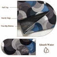 thumbnail image 6 of Blue Grey Abstract Area Rugs 6'x9', Washable Small Throw Rugs for Kitchen Dining room, Modern Geometric Ombre Artwork Indoor Outdoor Rug Non-Slip Low Pile Carpet Runner Reversible Floor Mats, 6 of 8