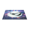 thumbnail image 3 of Ryvnso Placemats Set of 4 Owl at Night Dining Mats Heat-Resistant Non-Slip Washable Table Mat, 3 of 8