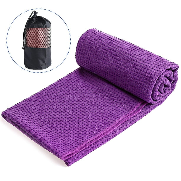 Yoga Towel Nonslip Mat-sized Soft Absorbent Microfiber Blanket Hot