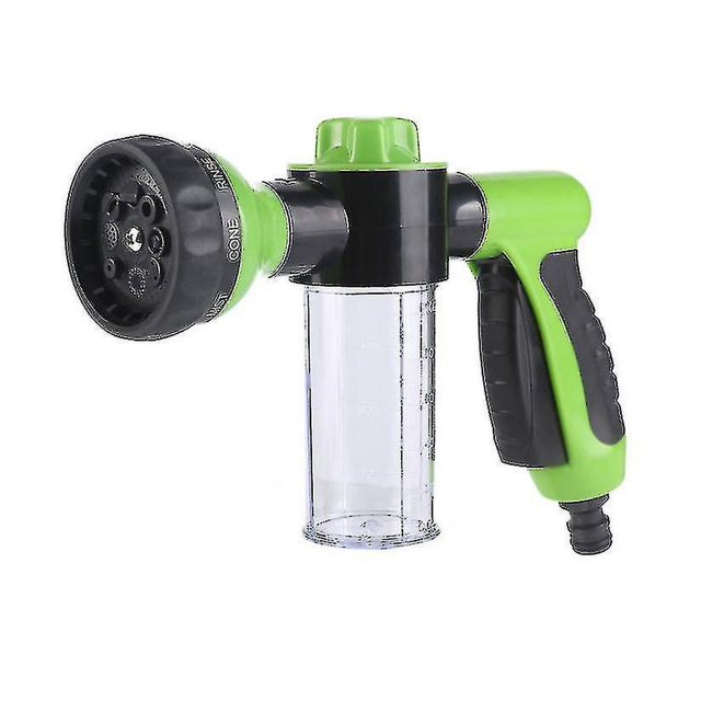 Green 1 Uds accesorios para mangueras de jardín pistola de agua de lavado de coches de espuma con tanque de agua pistola de agua de alta presión