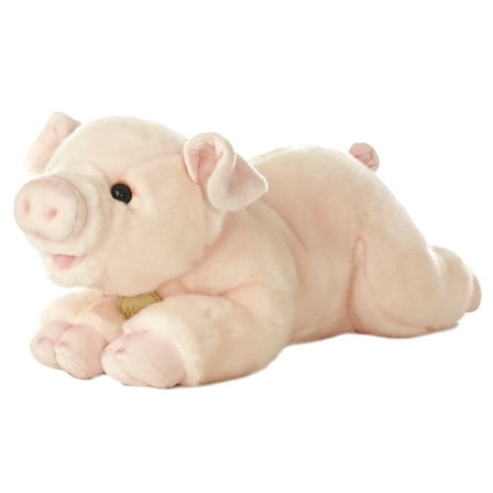 Aurora - Large Pink Miyoni - 16" Pig - Realistic Stuffed Animal