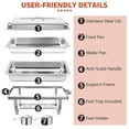 thumbnail image 7 of Jacgood 9QT 10 Pack Chafing Dishes for Buffet, Buffet Servers and Warmers for Events & Weddings, Indoors & Outdoors, 7 of 7