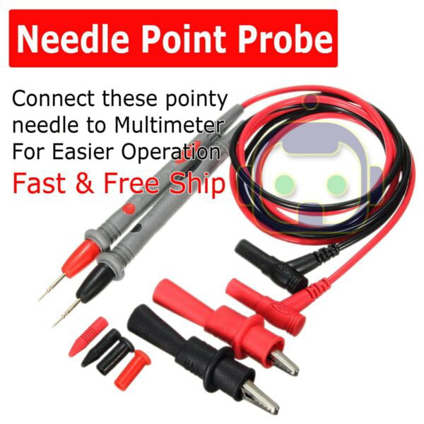 1000V 20A Probe Test Lead  Clip Fr   Clamp Multimeter Cable 