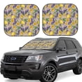 thumbnail image 1 of Wukai Lavender Flowers Car Front Windshield Sun Shade,Sun Visor Shield Block Automotive Interior Protector Blocks UV Rays-Small, 1 of 6