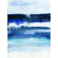 thumbnail image 2 of Popp, Grace 25x32 White Modern Wood Framed Museum Art Print Titled - Shorebreak Abstract I, 2 of 4
