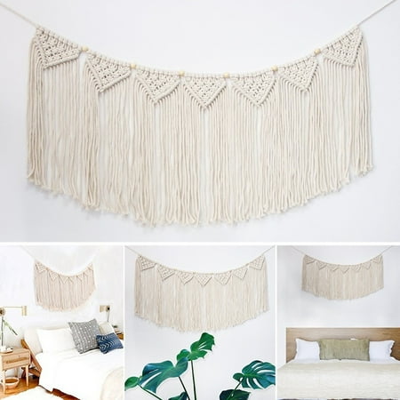 - Outgeek Art Decorative Braided Wall Hanging Cotton Rope Tapestry for Home Bedroom Living Room Decor